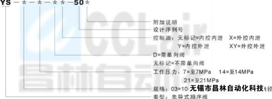 YS-03   YS-06  YS-10     先導(dǎo)順序閥