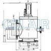 GDQ-J10(b)，GDQ-J16(b)，GDQ-J25(b)，GDQ-J32(b)，氣動(dòng)活套法蘭擋板閥