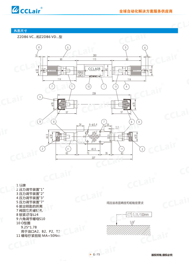 ZDB6,Z2DB6型疊加式溢流閥 -4