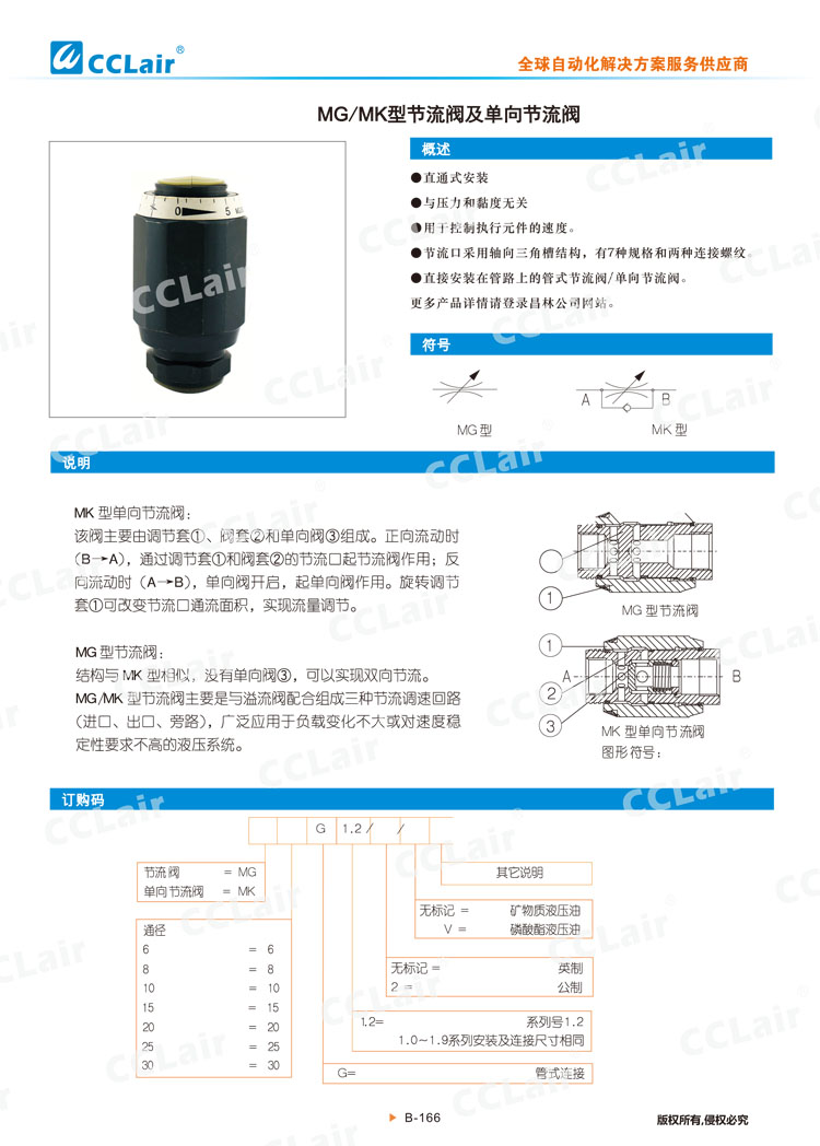 MG,MK型節(jié)流閥及單向節(jié)流閥-1