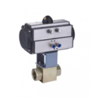 KHB-G1/8/1/4/3/8/1/2/3/4/1/11/4/11/2/2-QH，KHB/KHM系列帶氣執(zhí)行器高壓球閥