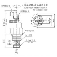 CNC-102-L2.0N，CNC-122-L2.0N流量閥集流閥