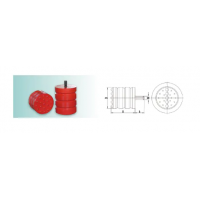 QS-HS1-600/740/940/1270/1480/1990/2540/3260/5200，QS-HS1-28/40/60/65/100/130/150/220/290/360/470，QS-HS1型聚氨酯緩沖器